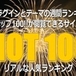 WordPressのプラグインとテーマのトップ100!! リアルな人気ランキング