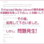日本語翻訳を使って下さいーEMLプラグイン開発者様にお願いしてみた件、その後